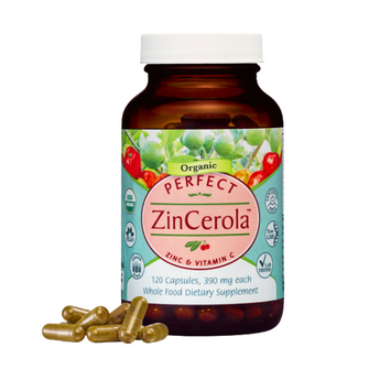 Perfect Organic ZinCerola Capsules (Zinc and Vitamin C)