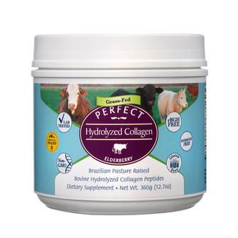 Perfect Hydrolyzed Collagen Grass-fed Glyphosate-free (Elderberry)