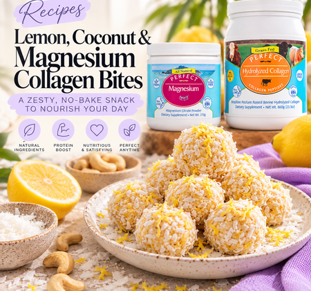 Lemon, Coconut & Magnesium Collagen Bites