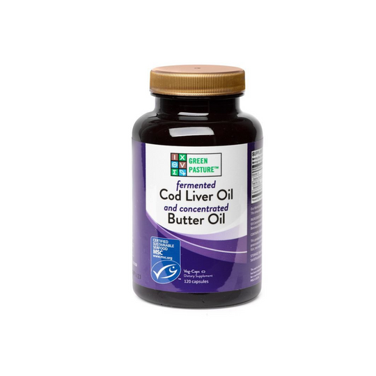Green Pasture Fermented Cod Liver Oil + Concentrated Butter Oil Capsul