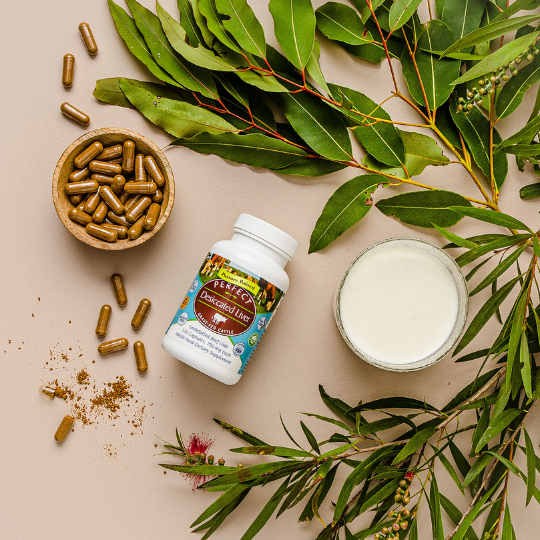 Perfect 100% Grass-fed Desiccated Liver Capsules