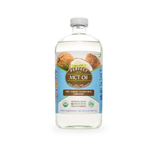 Perfect MCT Oil - 100% Certified Organic MCTs - Unflavoured 887ml
