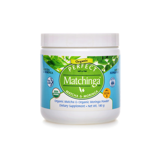 Perfect Organic Matchinga (Matcha & Moringa Powders)