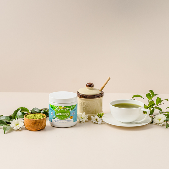 Perfect Organic Matchinga (Matcha & Moringa Powders)