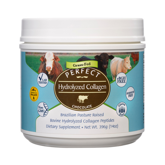 Perfect Hydrolyzed Collagen Grass-fed Glyphosate-free (Chocolate)